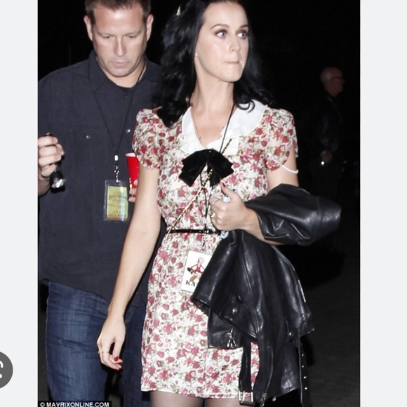 Nwt saint laurent floral print dress - Picture 1 of 10